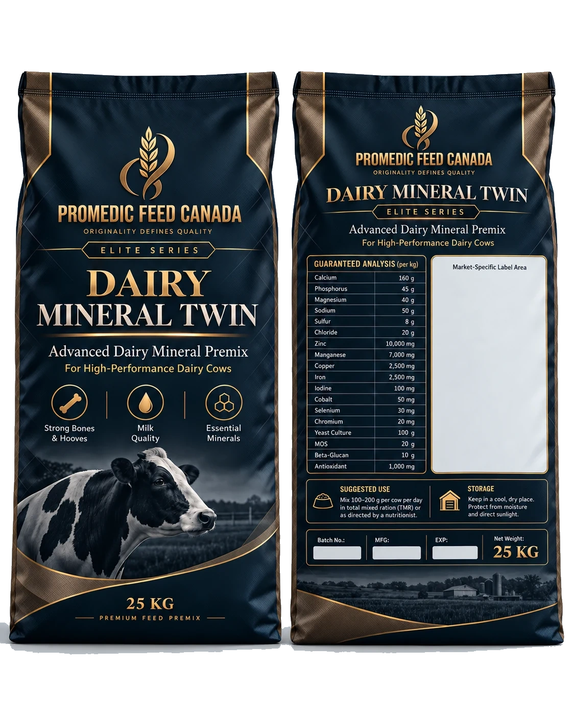 Elite Dairy Mineral Twin packaging